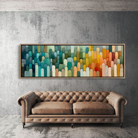 Hills of Color in Gentle Rows