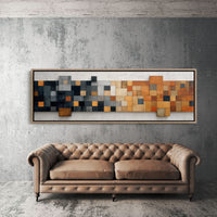 Rust and Charcoal Mosaic