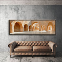 Sunlit Arches in Stillness