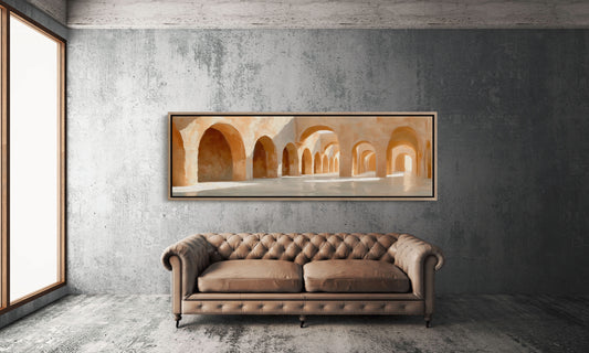 Sunlit Arches in Stillness