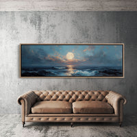 Moonlight Over Restless Waves