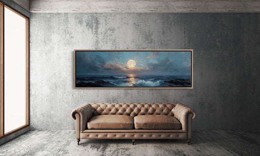 Moonlight Over Restless Waves