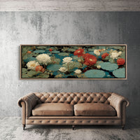 Lotus Garden in Deep Blue Waters