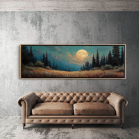 Moonrise Over the Wild Meadow