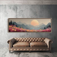 Sunrise Through the Blooming Valley