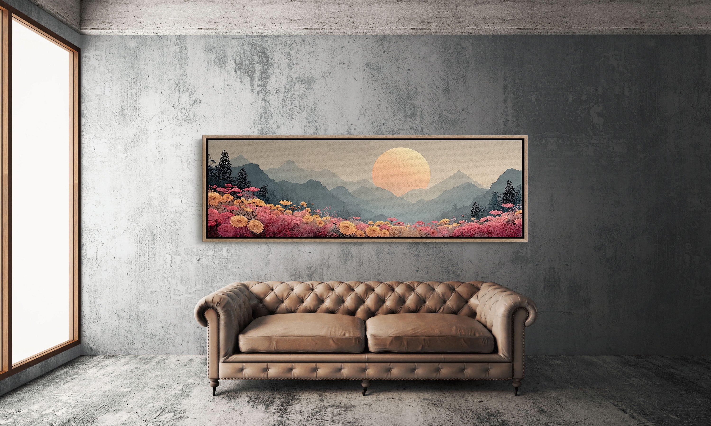 Sunrise Through the Blooming Valley