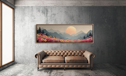 Sunrise Through the Blooming Valley