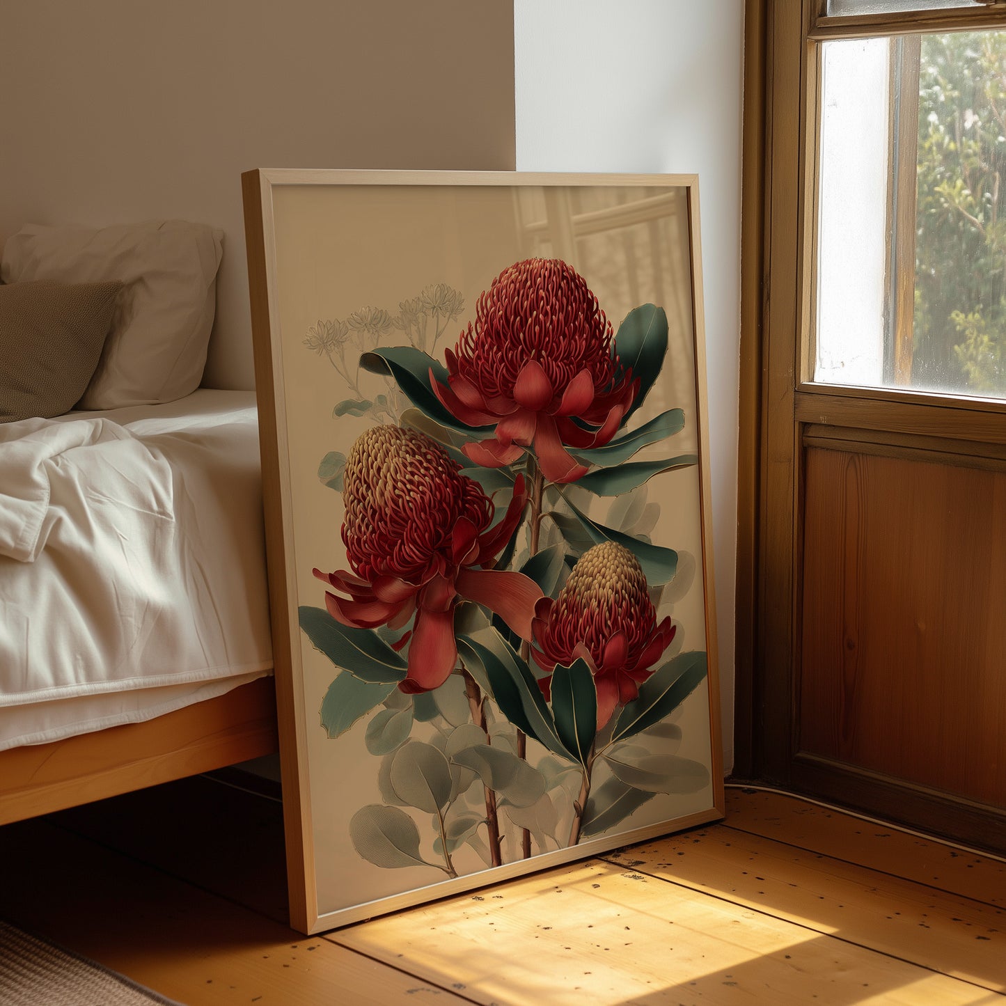 Crimson Waratahs in Bloom
