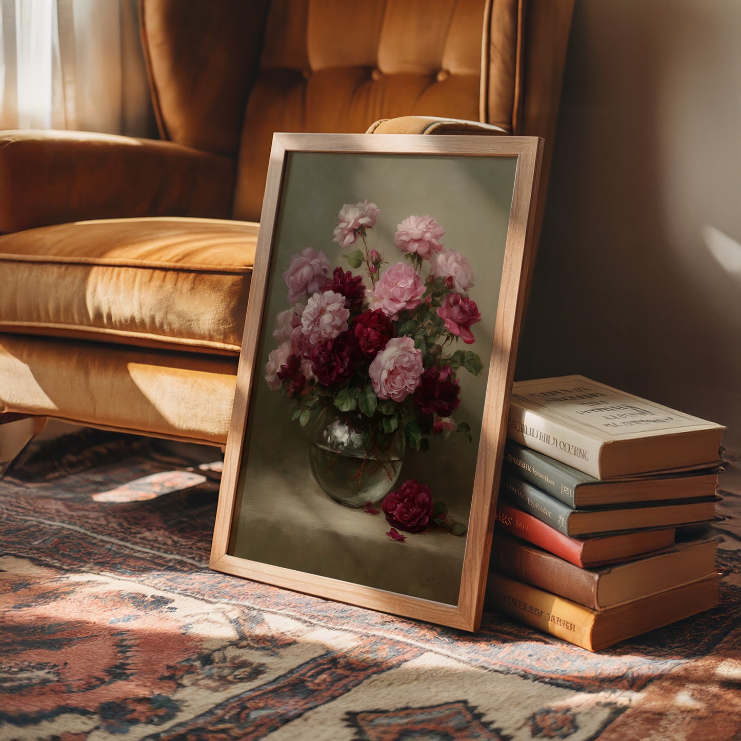 Blush and Burgundy in Bloom