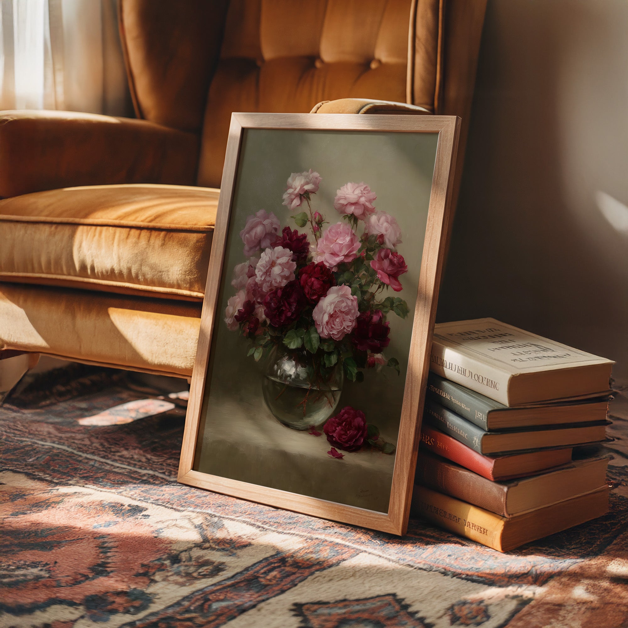Blush and Burgundy in Bloom