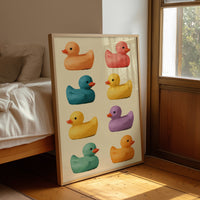 A Parade Of Painted Ducks