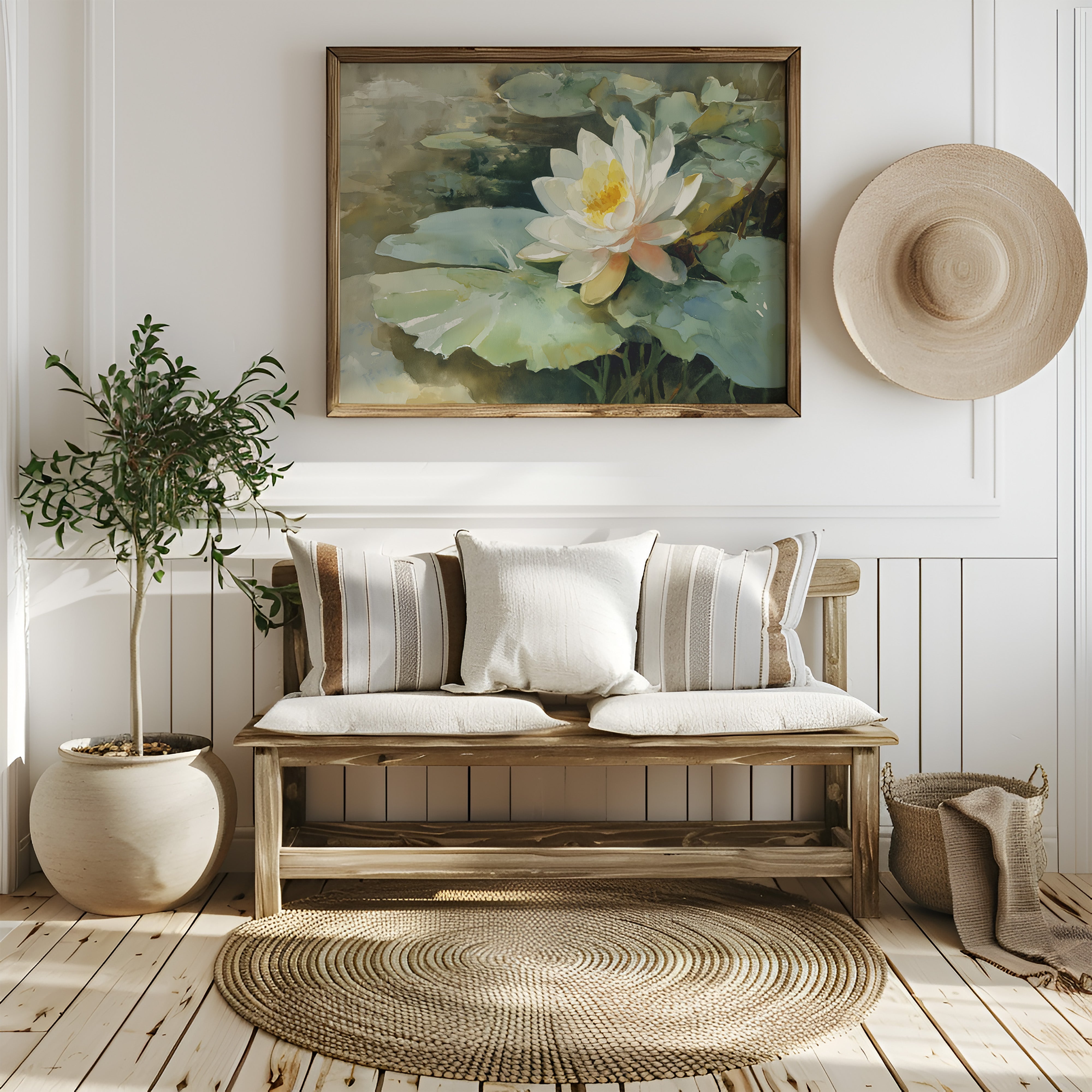 Stillness on the Lily Pond