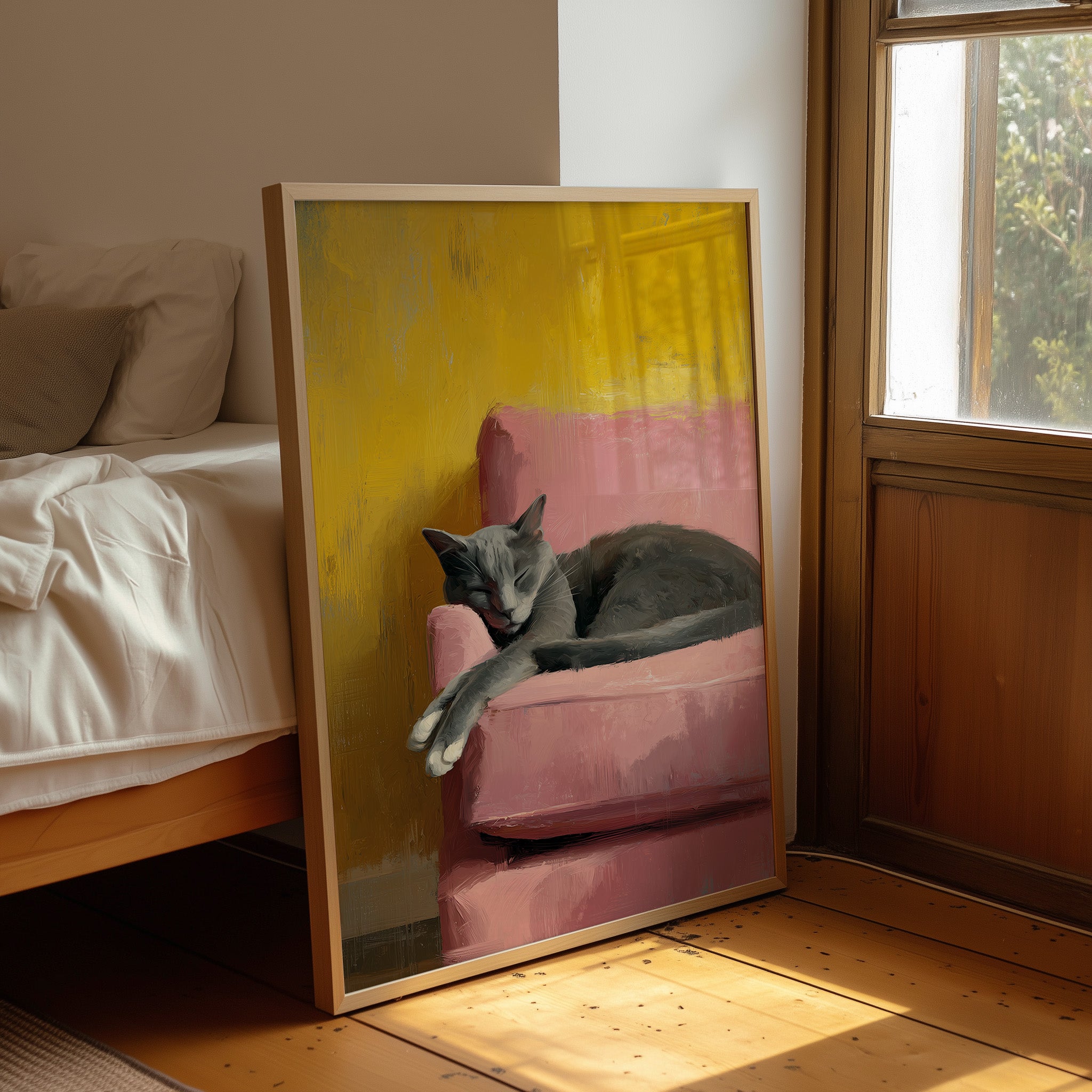 Afternoon Nap in Lemon Light