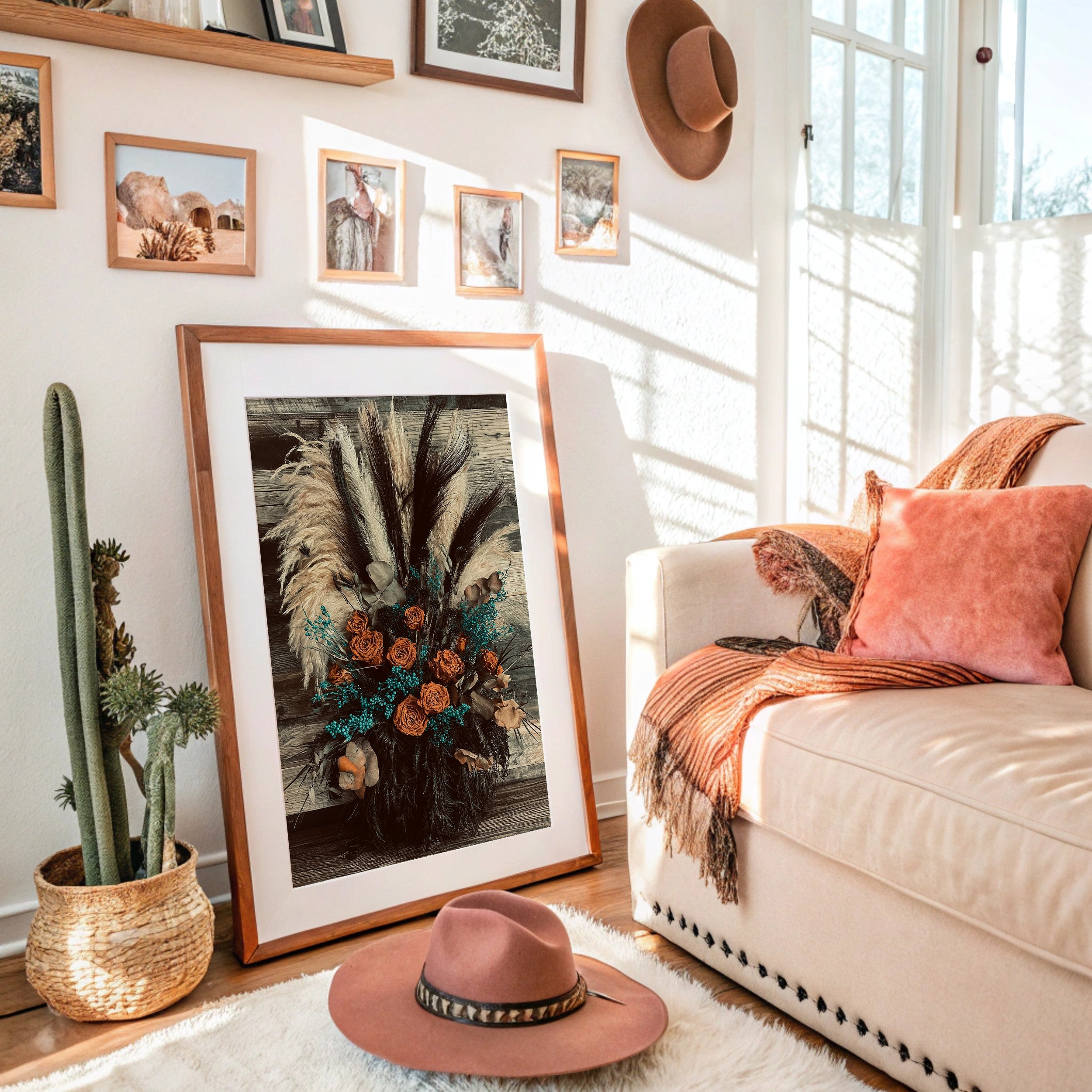 Burnt Orange Beneath the Plumes