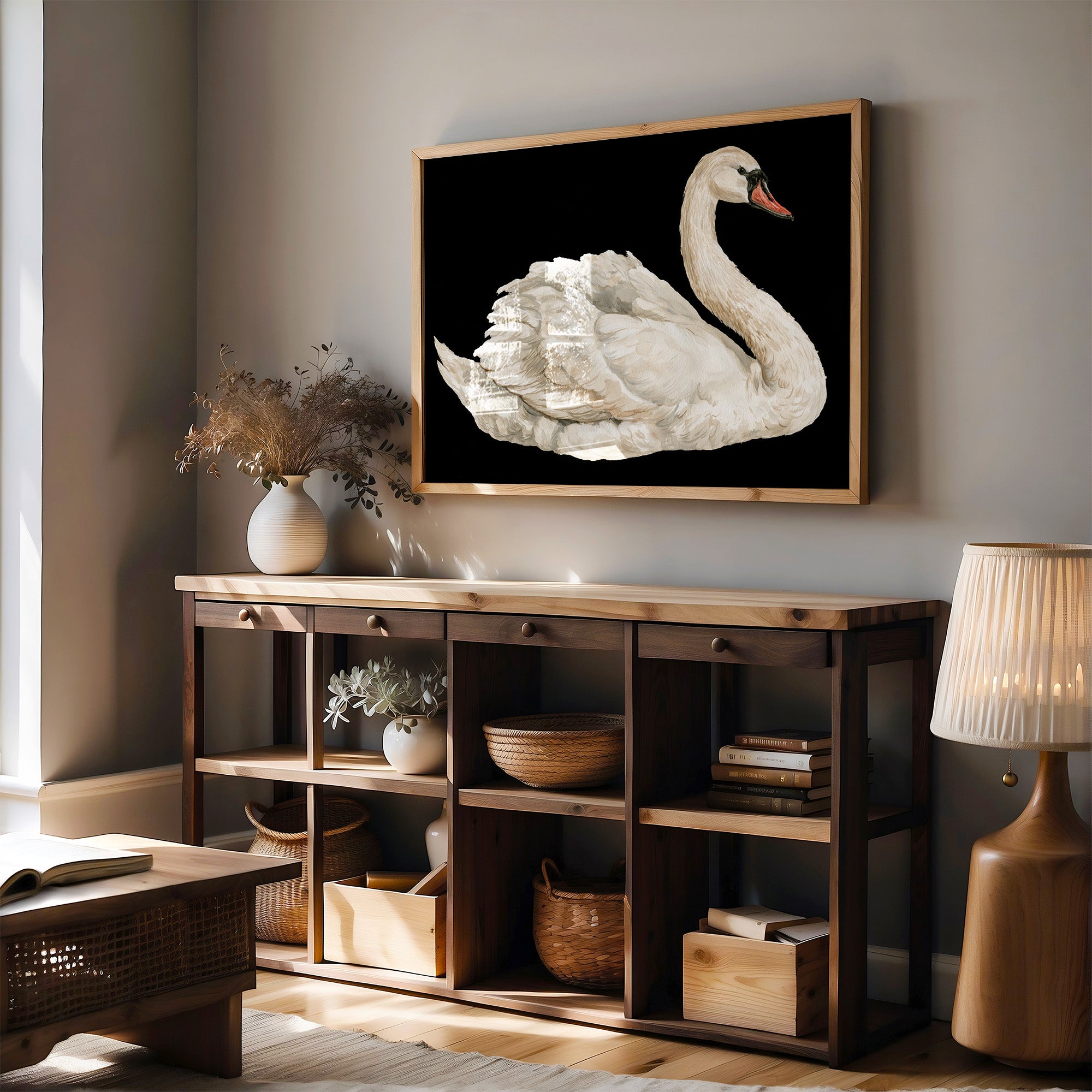 Swan, Study in White