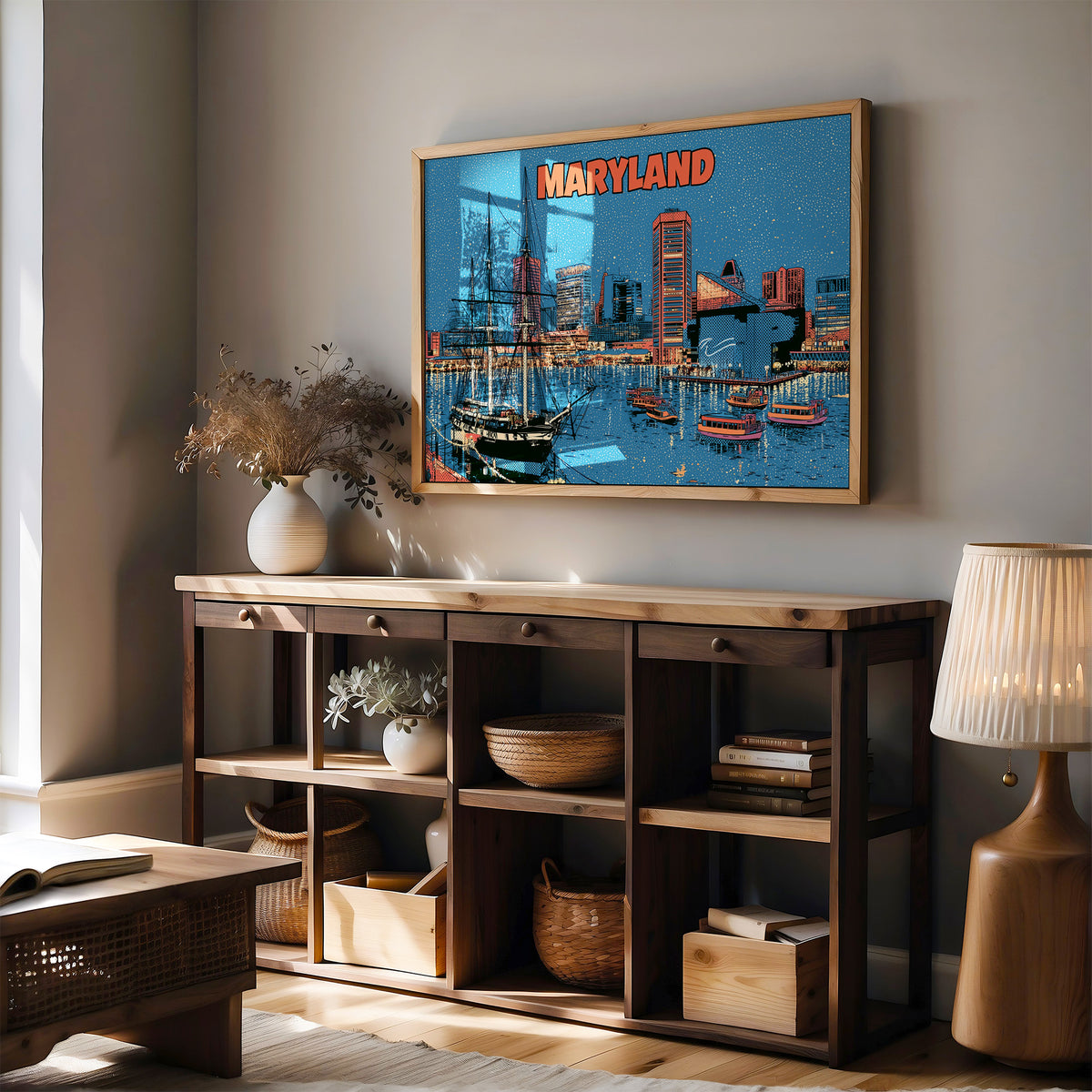 Maryland Harbor Pop Art
