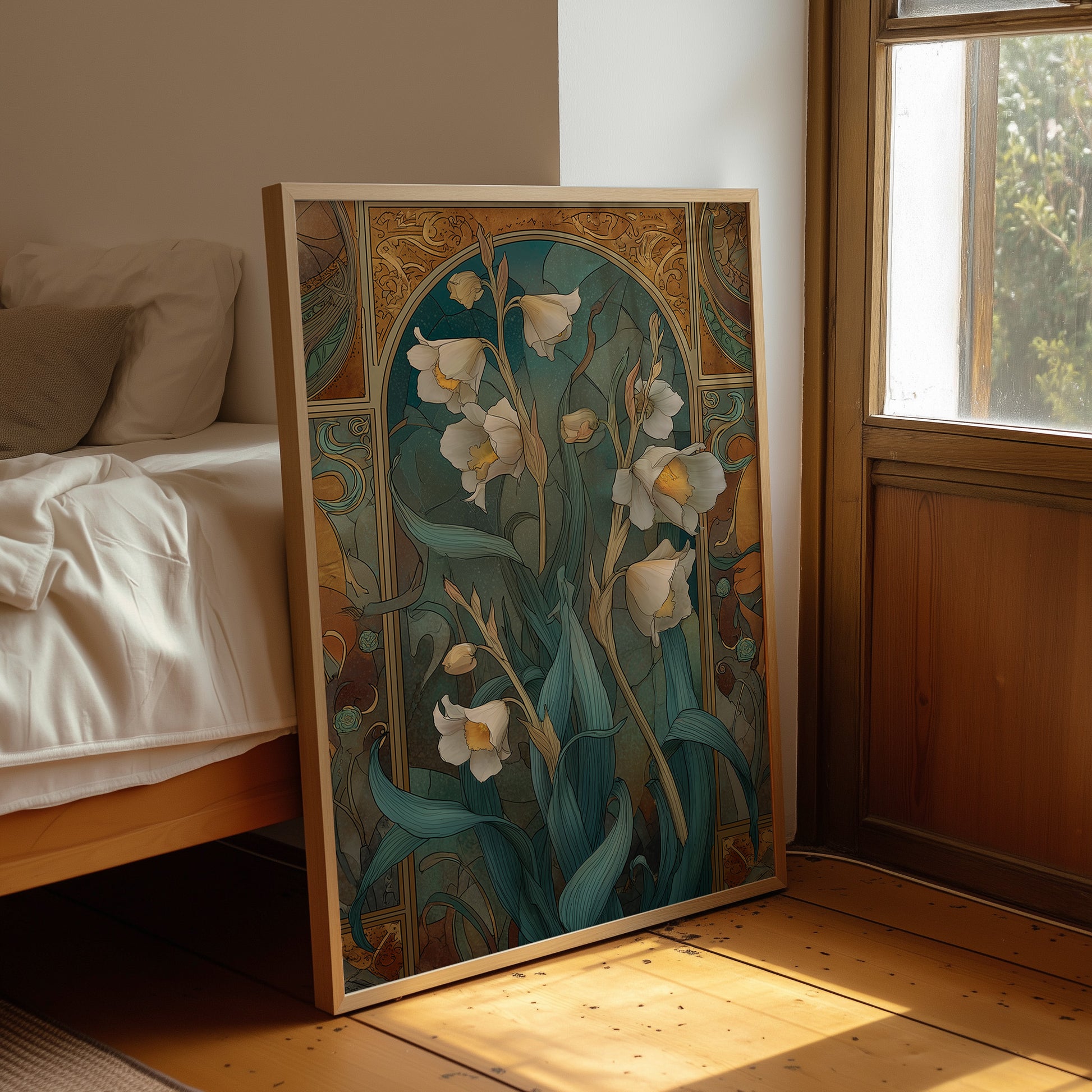 Where Daffodils Dream In Teal