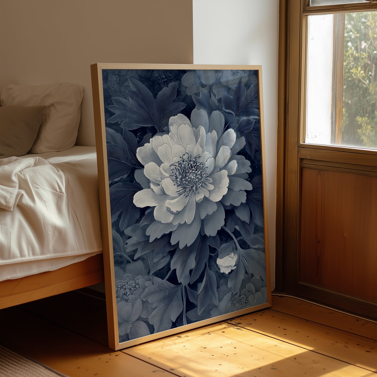 Every Petal In Blue Ink