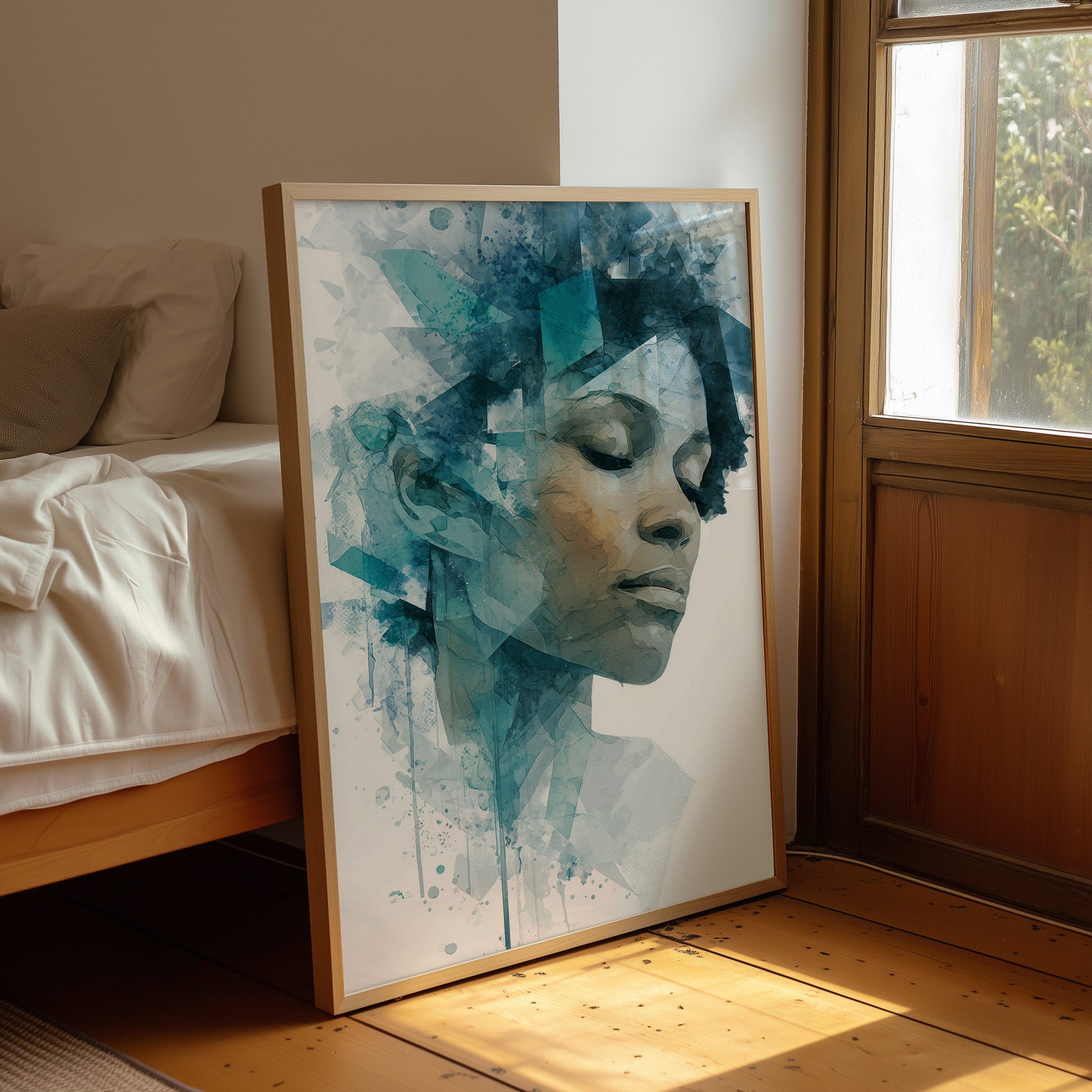 She Looks Down and Inward