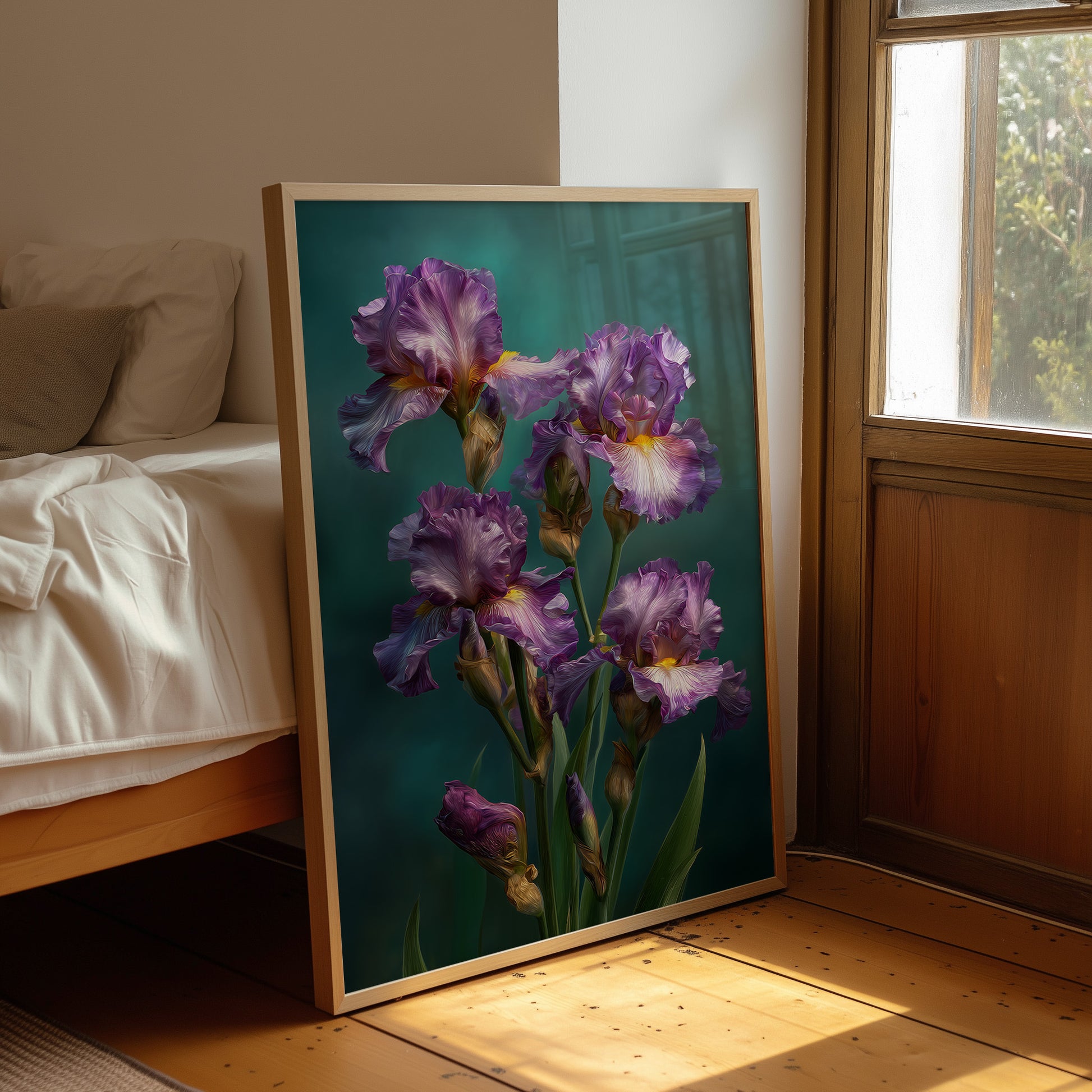 Irises Opening All at Once