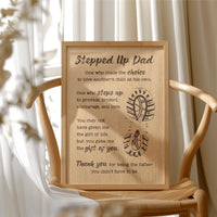 The Father You Didn't Have To Be — Wood