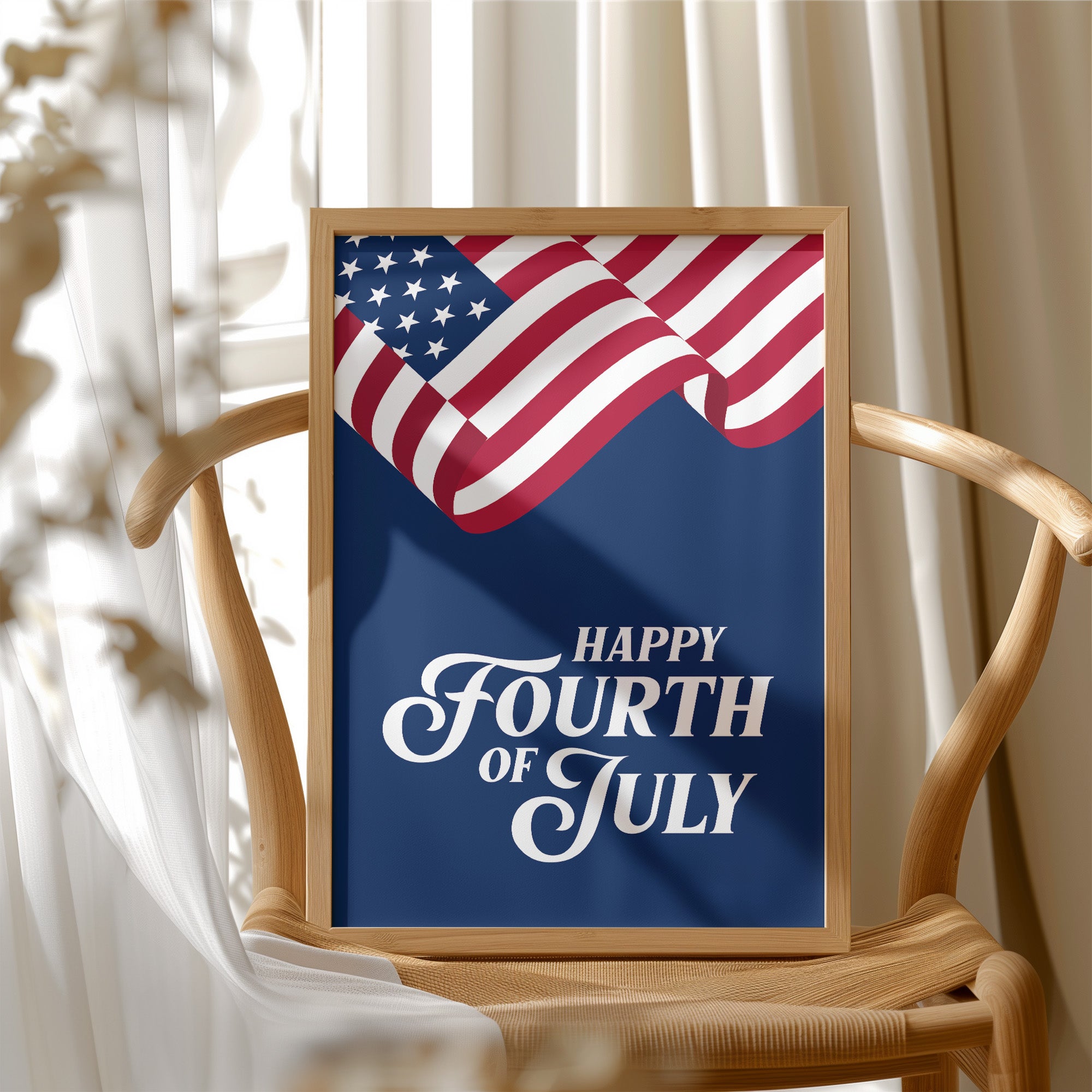 Happy Fourth of July, Flag Flying High