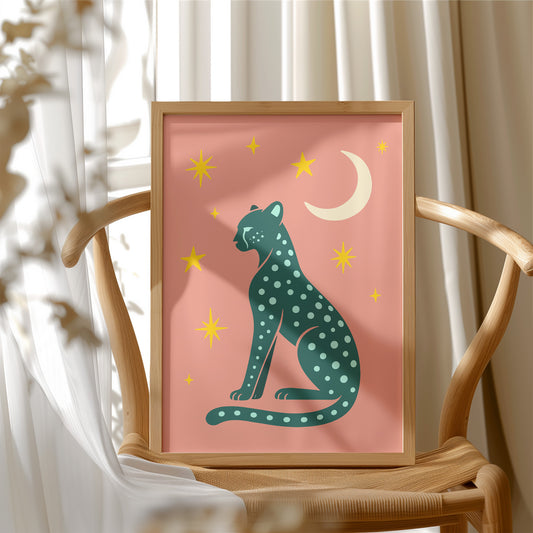 She Watches the Moon Do Its Thing