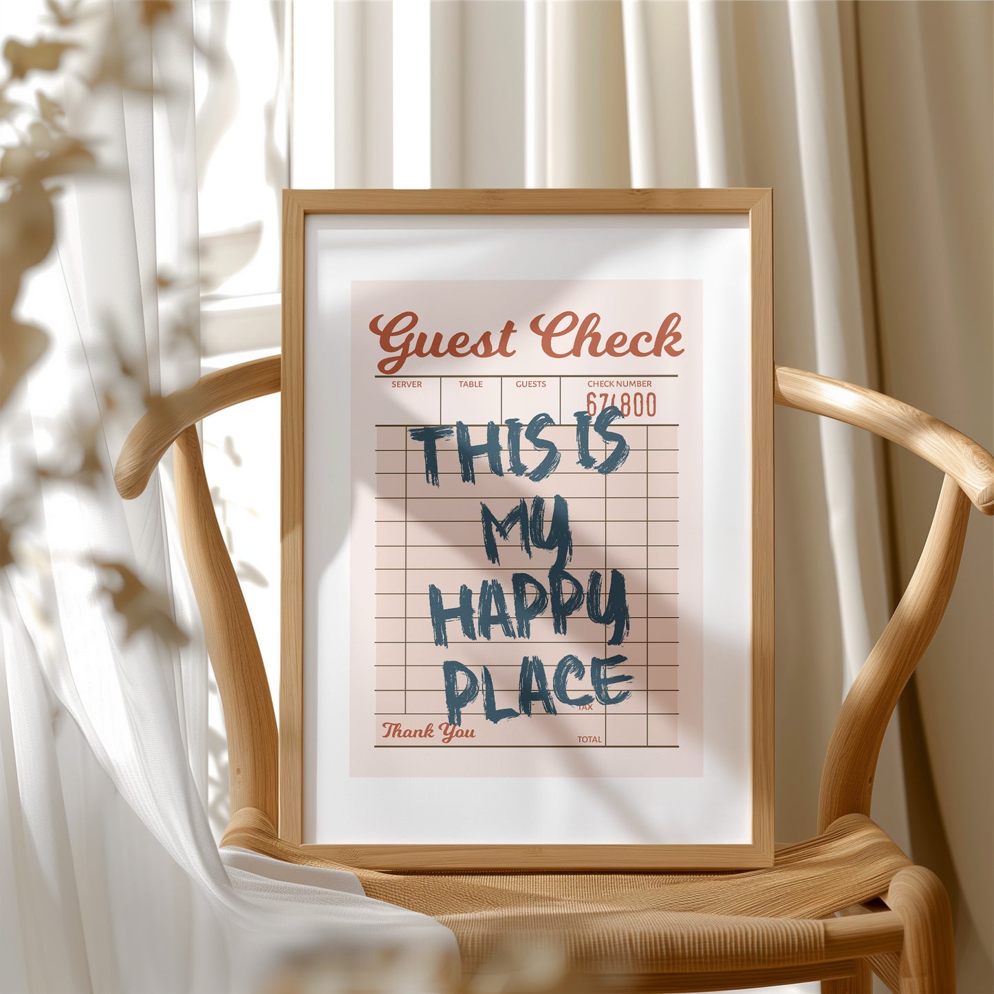 Check, Please — I'm Staying