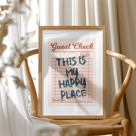 Check, Please — I'm Staying
