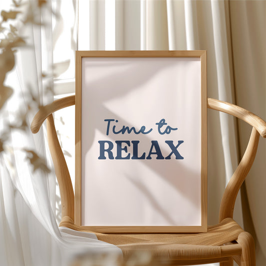 Time to Relax, No Excuses