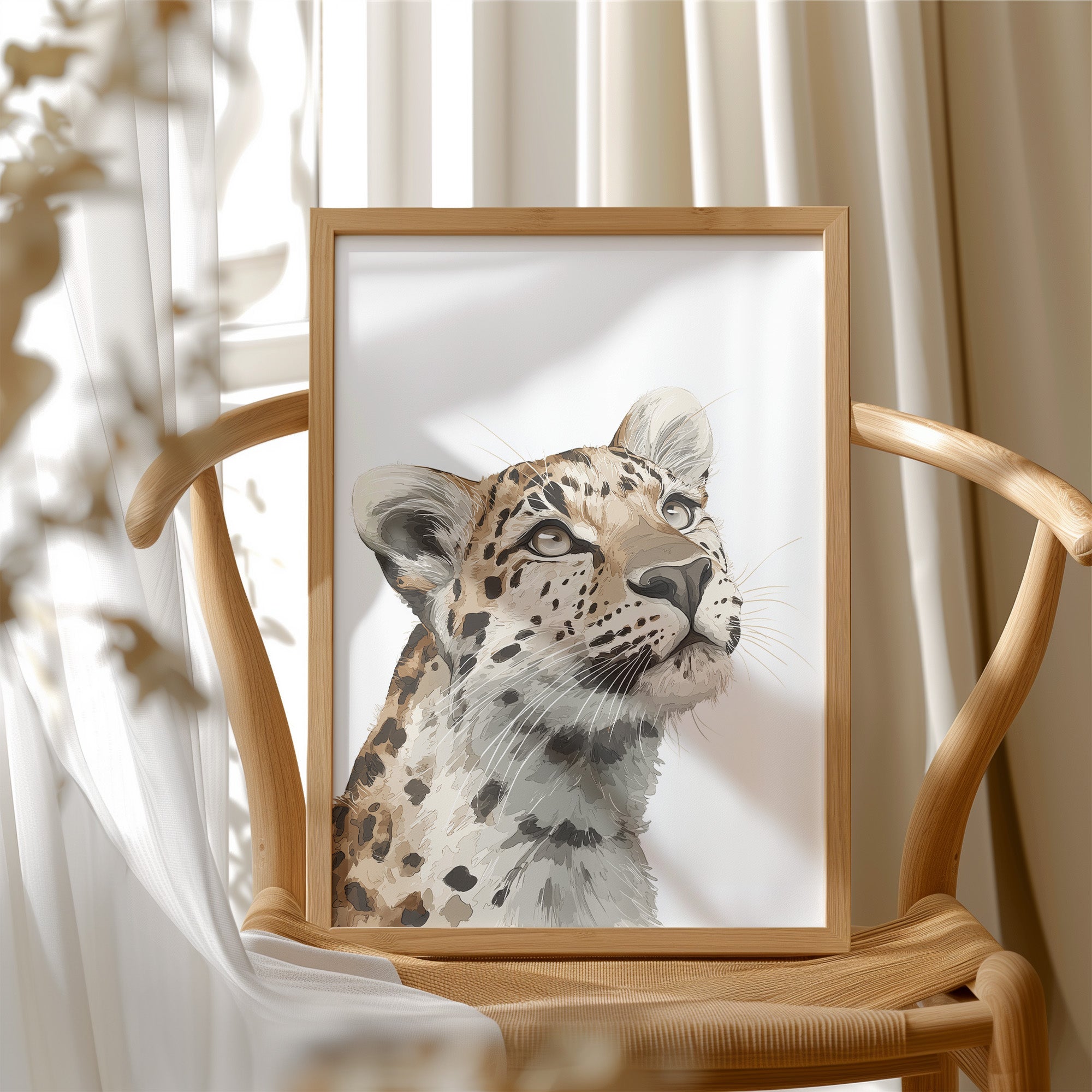 Leopard Looking Skyward