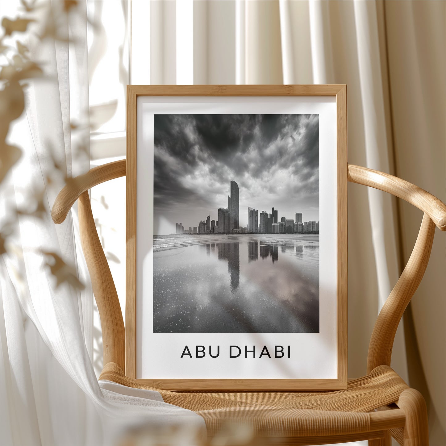 Abu Dhabi, Wet Sand Skyline