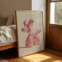 Balloon Pup, Etched in Pink