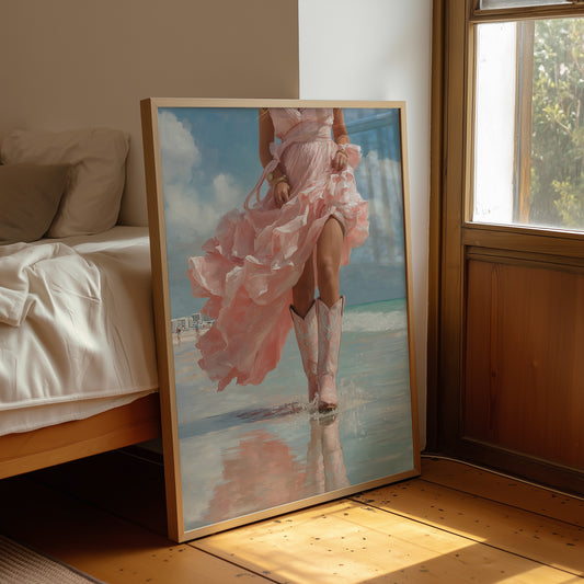 Splashing Through Pink Ruffles
