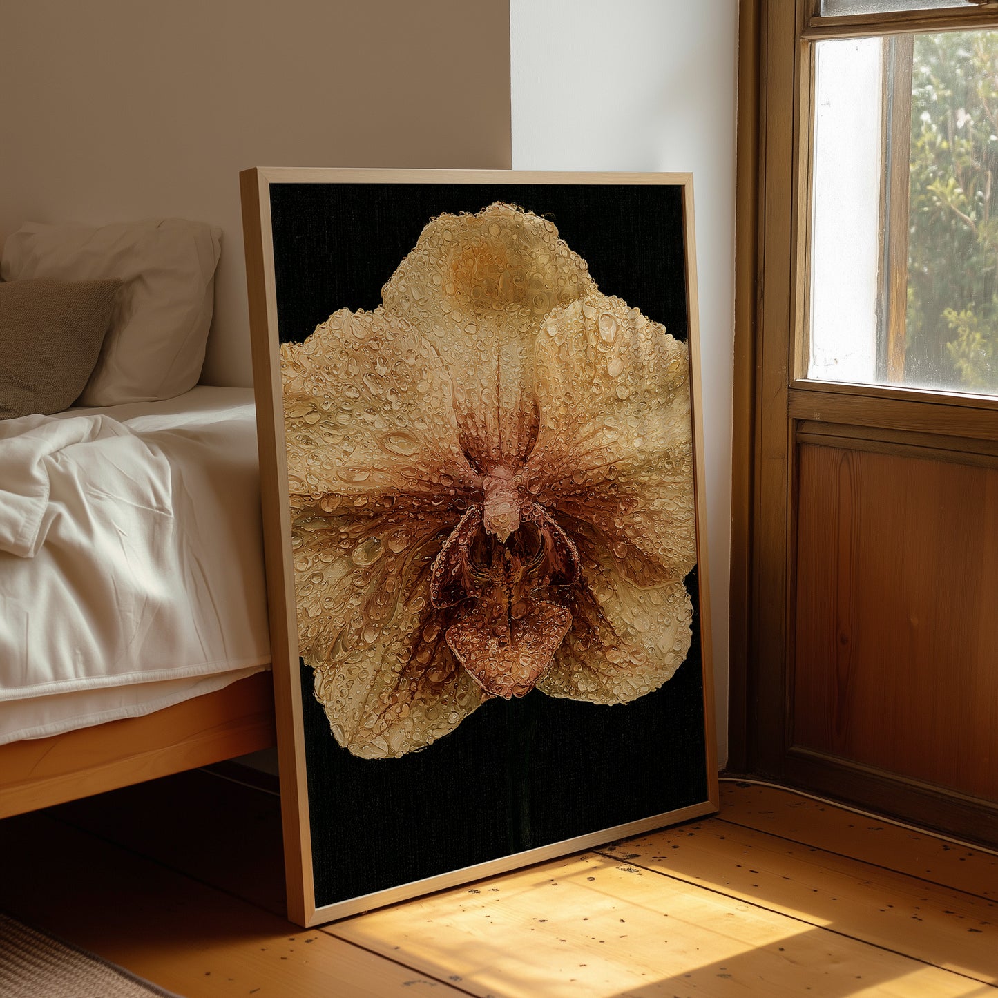 Dew-Kissed Orchid Bloom