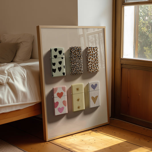 Lighters, Hearts and Leopard Print