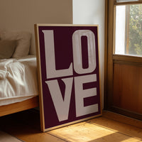 LOVE: Plum and Dusty Rose
