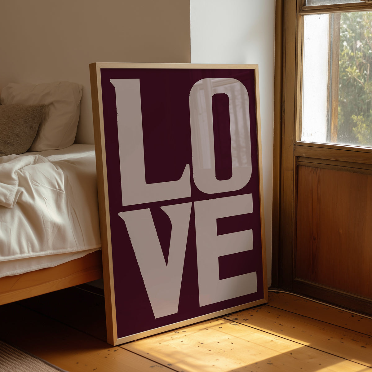LOVE: Plum and Dusty Rose