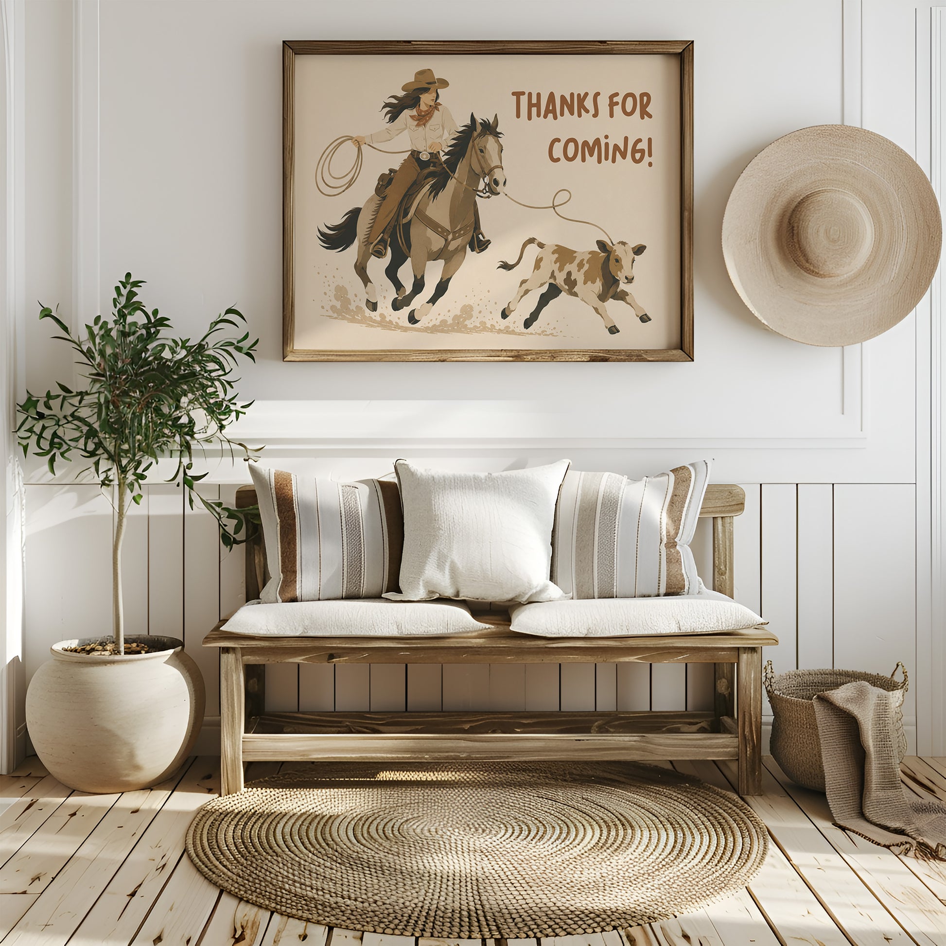Cowgirl Wrangling Words of Thanks