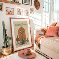 Desert Flower — Arched Yucca Botanical Print