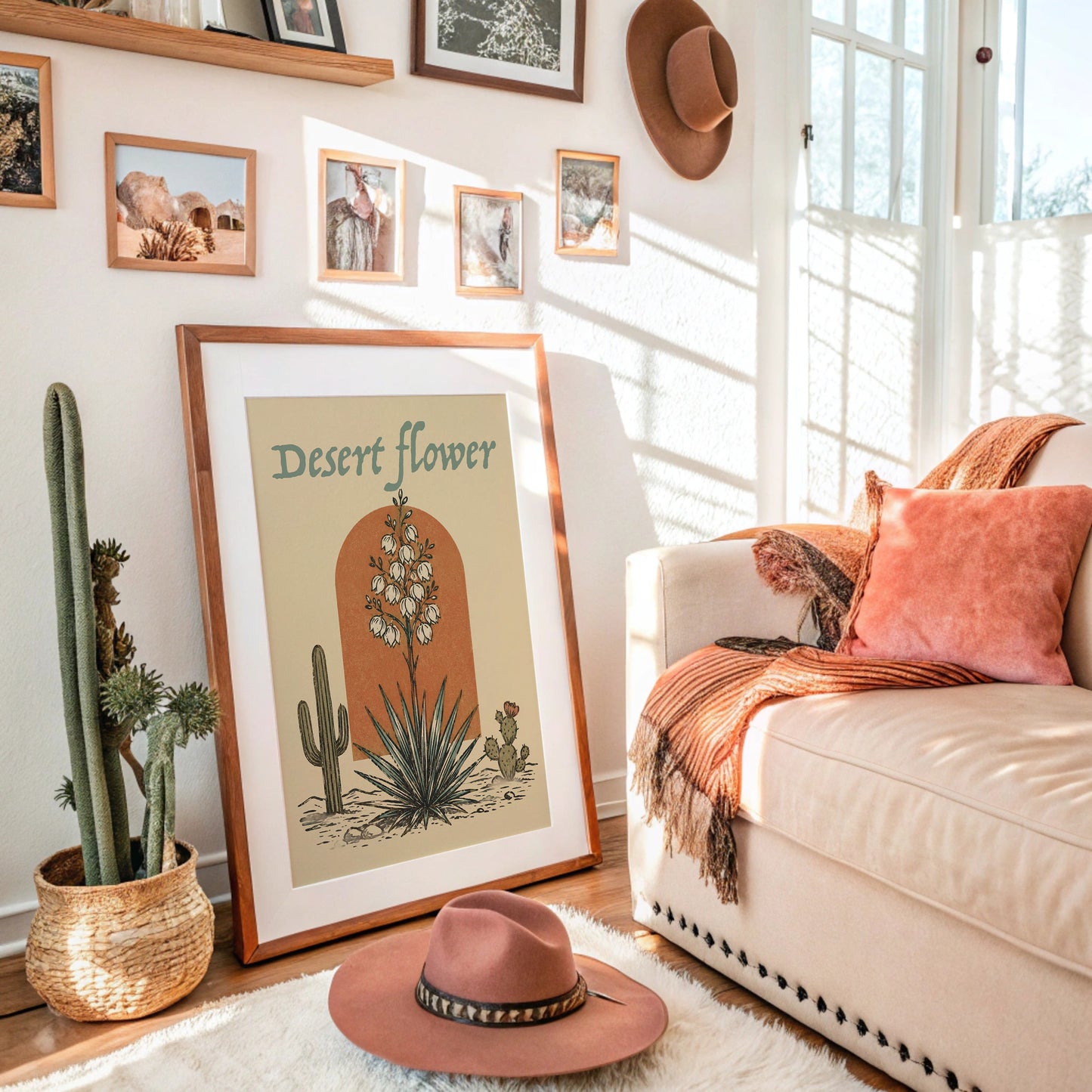 Desert Flower — Arched Yucca Botanical Print