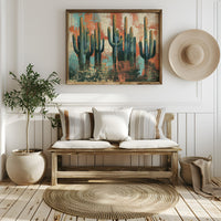 Saguaros At High Noon