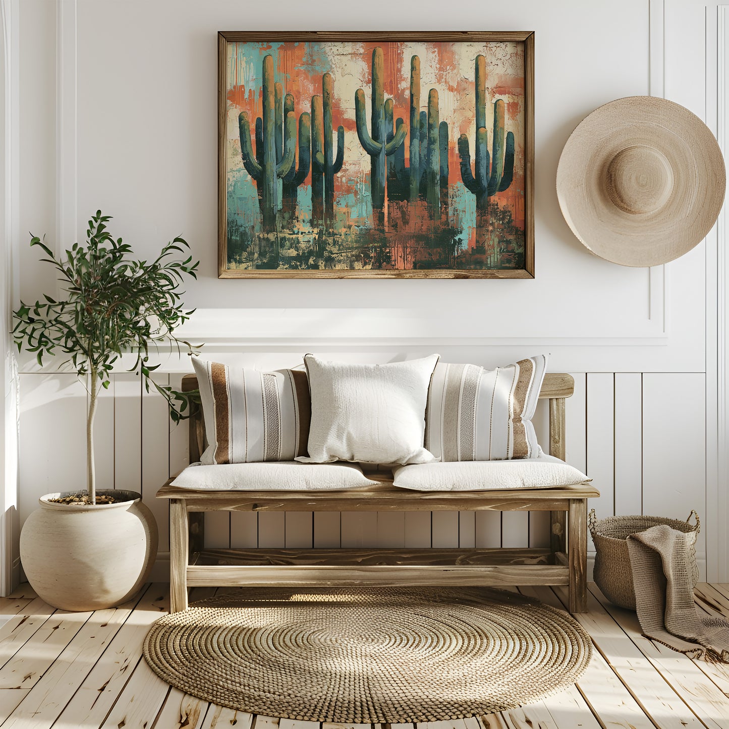 Saguaros At High Noon