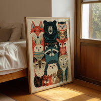 Woodland Council: A Folk Art Menagerie