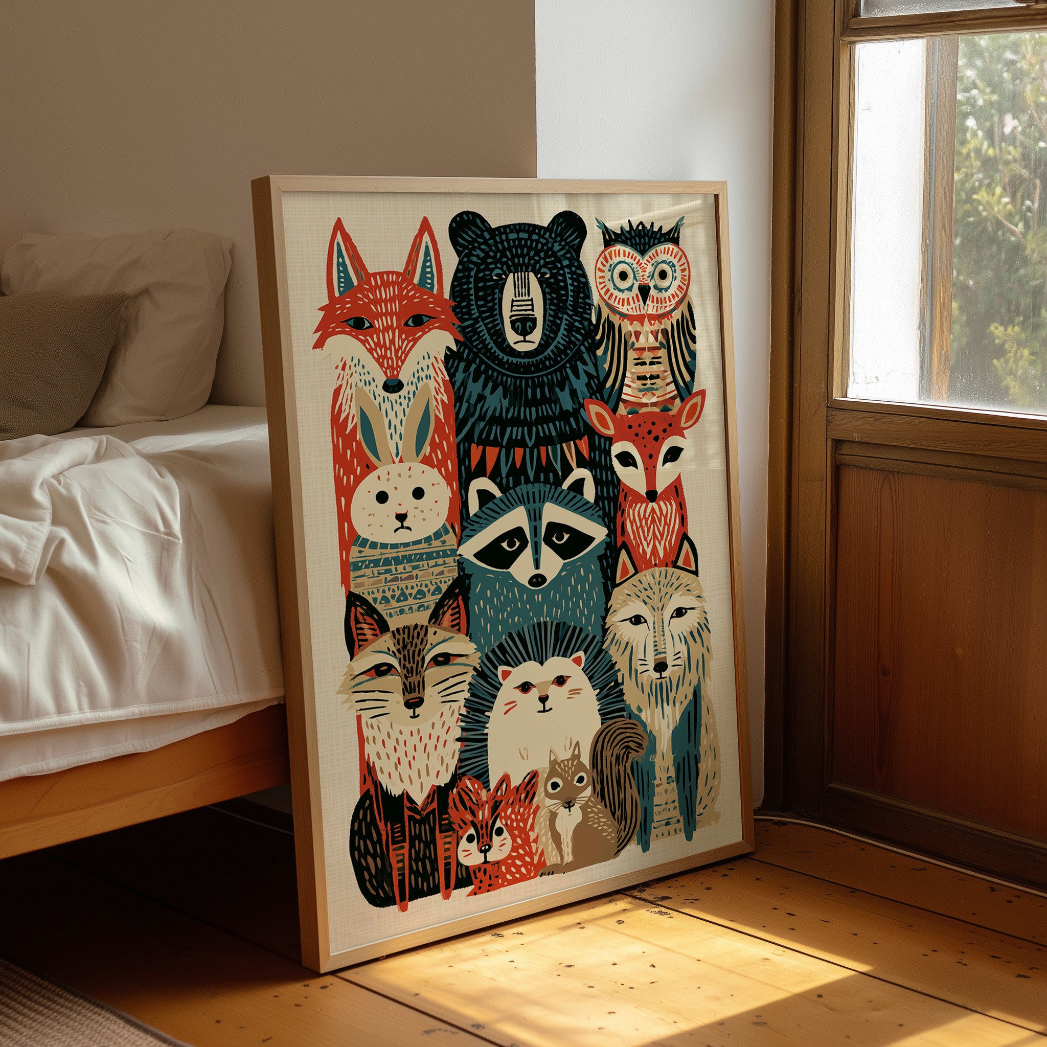 Woodland Council: A Folk Art Menagerie