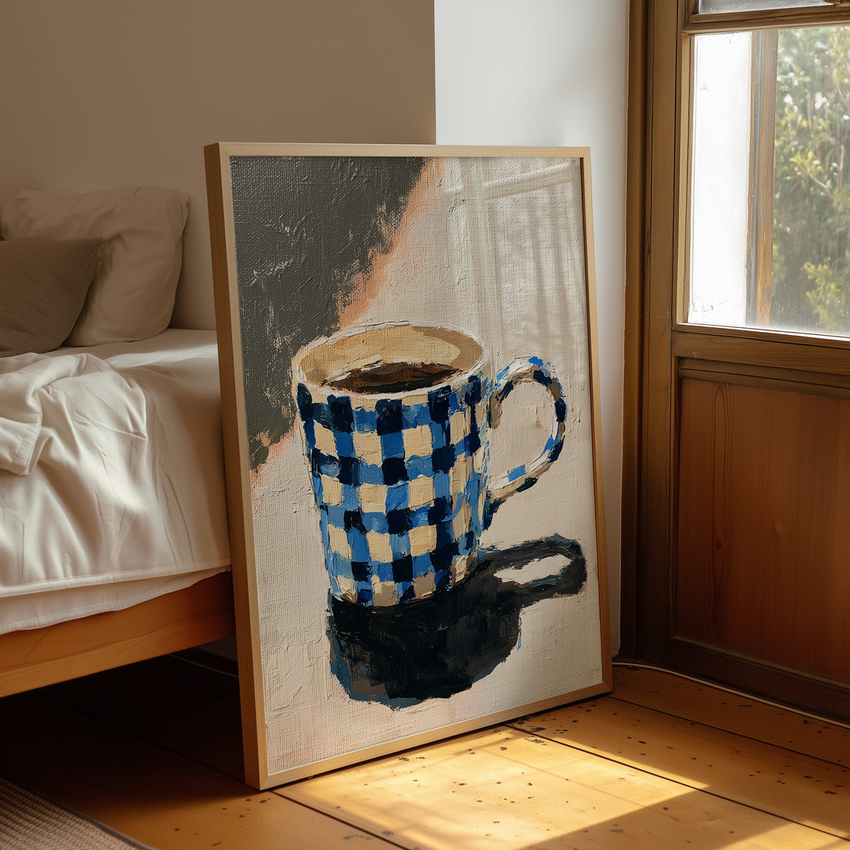 Gingham Mug, Morning Light