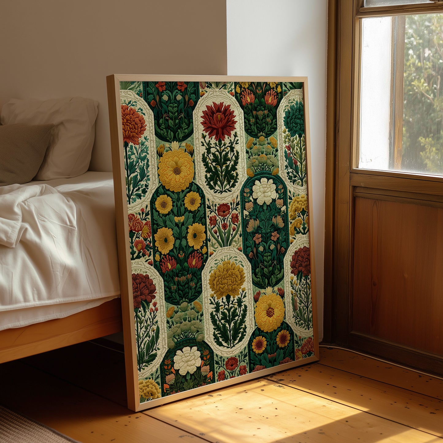 Chrysanthemum Panel Garden Tapestry
