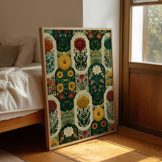 Chrysanthemum Panel Garden Tapestry
