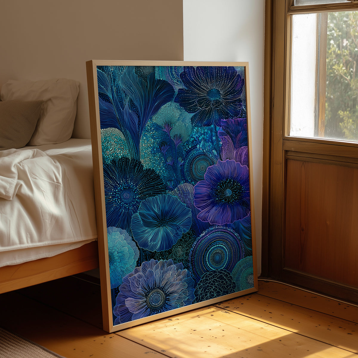 Bioluminescent Bloom Cluster