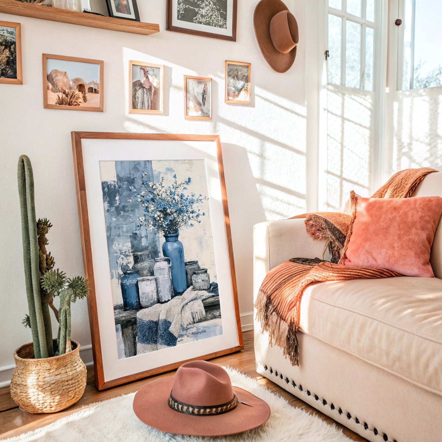 Farmhouse Jars and Wildflower Blues